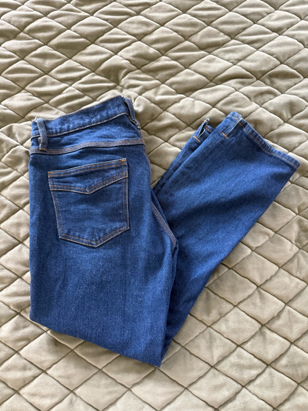 Frame Denim women's Straight Dark Blue Jeans